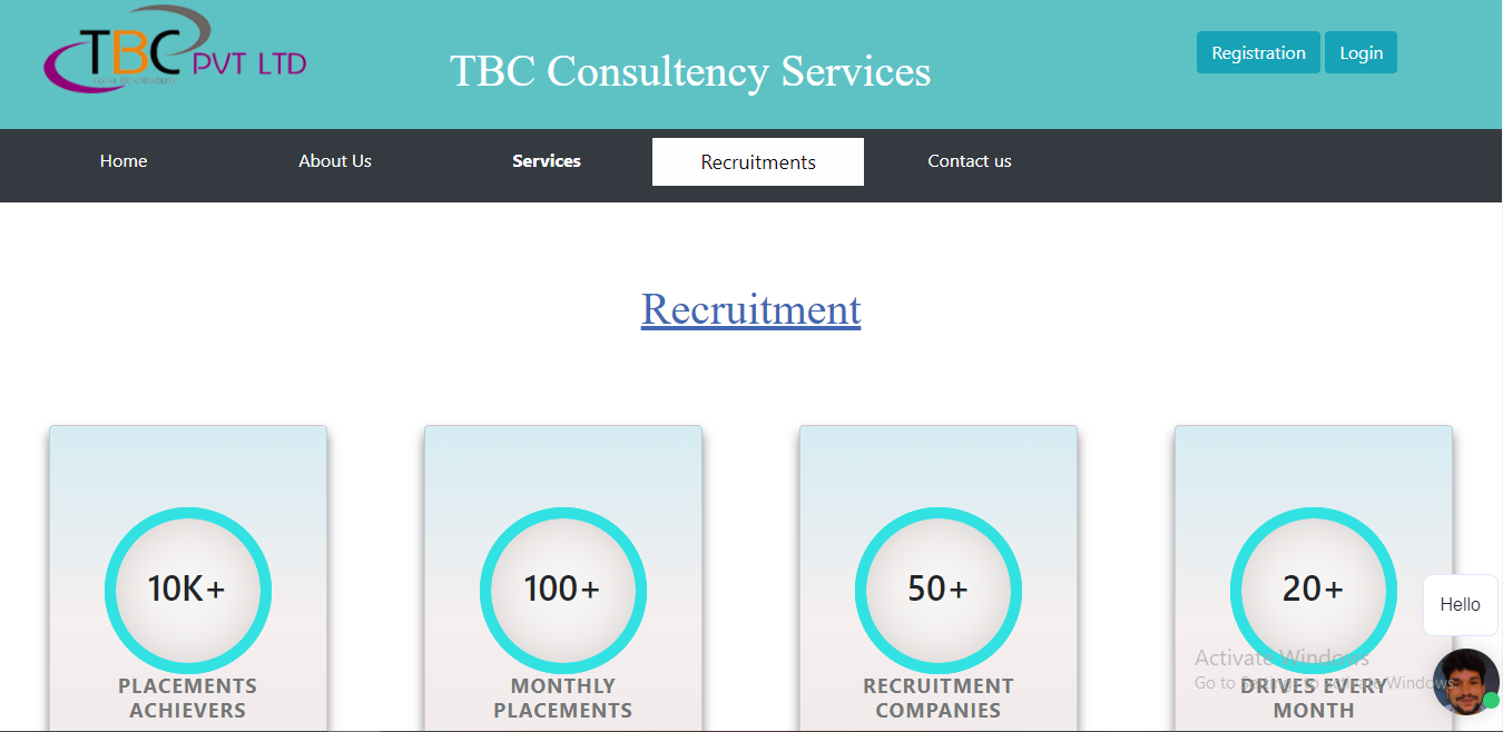 TBC Consultancy Website Project